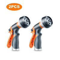 DCLYSI 2 PCS Garden Hose Nozzle,Water Hose Nozzle Heavy Duty High Pressure Garden Sprayer for Car Wash, Cleaning, Watering Lawn and Garden and Showering Dog & Pets
