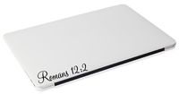 Laptop MAC - Romans 12:2 Religious Apple MacBook Funny Decal - Matte Black Skins Stickers