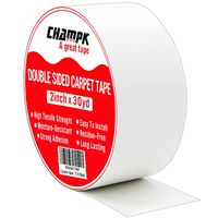Carpet Tape, Heavy Duty Double Sided Rug Tape for Outdoor Rugs, Hardwood Floors and Stair, 2 Inches x 30 Yards