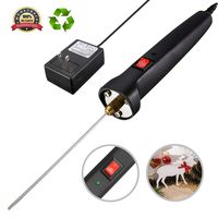 GOCHANGE Foam Cutter, Cutting Machine Pen Electric Hot Knife Foam Cutter with Button and Power Light, 100-240V/15W Hot Knife 10CM Styrofoam Cutting Pen with Electronic Voltage Transformer Adaptor