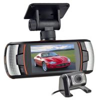 GBSEL 2.7 Dual Lens Car Vehicle 1080P HD Dash Camera DVR Cam Night Vision Recorder,G-sensor,Motion detection
