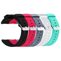 RuenTech for Garmin Forerunner 645 Replacement Band(20MM Width) Silicone Watch Band Strap for Garmin Forerunner 645/645 Music GPS Running Watch (5colors)