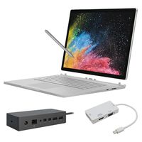 Microsoft Surface Book 2 15-Inch 1TB i7 2-In-1 Laptop Bundle (16GB RAM, Detachable Touchscreen, Windows 10 Pro) 2017