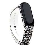 honecumi Xiao mi 3 Watch Band Wrist Strap Bracelet Replacement Accessory Adjustable Pattern Xiaomi Mi Band 3 Smartwatch Strap Bands for Men&Woman- Xiaomi 3 Wrist Band-Paw/Flowers Bands