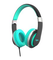 Elecder i41 Kids Headphones, Headphones for Kids Children Girls Boys Teens Foldable Adjustable On Ear Headphones with 3.5mm Jack for iPad Cellphones Computer MP3/4 Kindle Airplane School Black/Teal