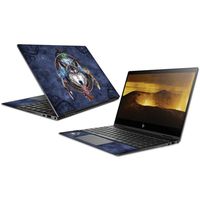 MightySkins Skin Compatible with HP Envy x360 Convertible 13" (2018) - Wolf Dreamcatcher | Protective, Durable, and Unique Vinyl Decal wrap Cover | Easy to Apply, Remove | Made in The USA