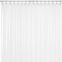 LiBa Mildew Resistant Anti-Microbial PEVA 8G Shower Curtain Liner (36x72, White)