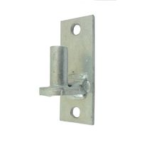 Jake Sales Wall Mount Flat Back Chain Link Fence Gate Hinge - 5/8 Hinge Pin 1 Pack