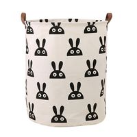 Adeliber Large Sized Canvas Storage Baskets with Handle,Collapsible & Convenient Home Organizer Containers(50 40cm(62L))