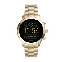 Fossil Q Men's Gen 3 Explorist Touchscreen Watch with Stainless-Steel Strap, Gold, 22 (Model: FTW4010)