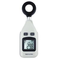 Digital Mini Portable Light Meter Lux Meter Illuminance (Measurement Range 0 to 200,000 LUX/ 0 to 18500 FC) with Backlight Max Min