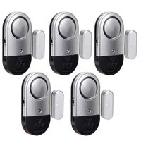 Door Window Alarm 5 PCS Home Security Magnetic Sensor 120DB Alert for Home Business Kids