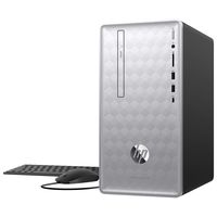 HP Pavilion 590-p0039 Desktop PC - AMD A12-9800 3.8GHz, 16GB, 1TB HDD, DVDRW, Bluetooth, USB Keyboard & Mouse, Windows 10 Home - Natural Silver