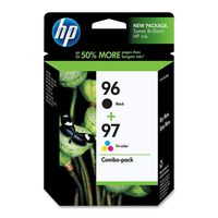 96/97 Ink Cartridges, 860 Pg Yld Bk, 560 Pg Yld Clr, 2/Pk