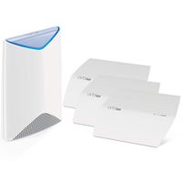 NETGEAR Orbi Pro Tri-Band WiFi System for Business with 3Gbps speed | 4-pack includes 1 router & 3 satellites to cover up to 10,000 sq. ft. | Expandable as your business grows (SRR60+3xSRC60)