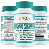 Calm-ER Anxiety Supplement - Extended Release Stress Relief w Fast Acting Herbal Blend + B Vitamins to Improve Sleep, Mood - Increase Serotonin & Reduce Panic Attacks - 60 ct Anti-Anxiety Pills