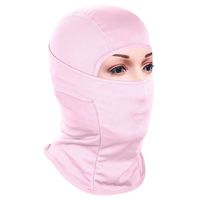 Achiou Balaclava Face Mask UV Protection for Men Women Ski Sun Hood Tactical Masks Pink