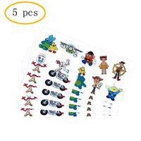 5 pcs Toy Story PVC Stickers Vinyl Kids Boys Nursery Decor Art DIY