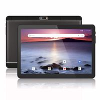 Android Tablet 10.1 Inch, 3G Tablets PC, Unlocked Phablet with Dual Sim Card Slots and Camera, 2GB+32GB Storage, Quad-Core,1280x800 IPS Display, 6000mAh Battery, WiFi, Bluetooth, GPS, Black