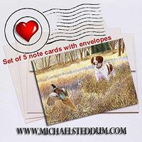 Michael Steddum Brittany on Point Note Card Set