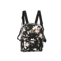 Koloyooya Girls Mini Waterproof Ipad Backpack Fashion Casual Floral Leather Computer Sports Backpack Outdoor Backpack (Black)
