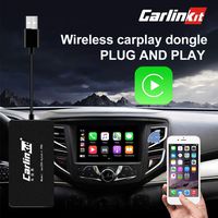 Carlinkit Wireless Carplay USB Dongle Wired Android auto Multimedia Receiver for aftermaket vihecle with Android System Unit Radio Upgrade Plug and Play(only Support Wireless carplay with iPhone)