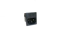 Interpower 83110141 Two Function Single Fused Power Entry Module, C14 Inlet, Single Fused, 10A Current Rating, 250VAC Voltage Rating