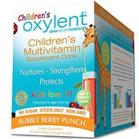 Oxylent, Childrens Bubbly Berry Punch Multivitamin 0.15 Ounce, 30 Count