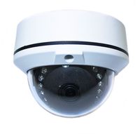 Gawker HD TVI Vandal Proof Mini Dome Camera, 1080P, IP66 Weather Proof, 3.6mm Lens, 60feet IR Distance, DNR OSD, White Color Metal case, DC12V.