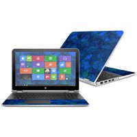 Mightyskins Skin Compatible with Hp Pavilion X360 15.6" (2016) - Blue Ice | Protective, Durable, and Unique Vinyl Decal Wrap Cover | Easy to Apply, Remove, and Change Styles | Made in The USA