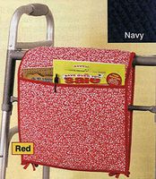 28'' Quilted Walker/Wheelchair Bag - Red Floral