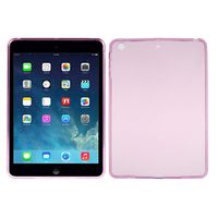 Iusun TPU Silicone Resistant Cover Case Back Shell For iPad mini 1 2 3 Retina (Pink)