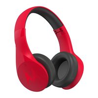 Motorola Pulse Escape Wireless Over-Ear Headphones - Alexa Enabled - Red (SH012RD)