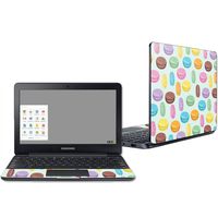 Mightyskins Skin Compatible with Samsung Chromebook 3 11.6" - Macarons | Protective, Durable, and Unique Vinyl Decal Wrap Cover | Easy to Apply, Remove, and Change Styles | Made in The USA