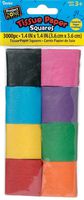 Darice Tissue Paper Squares, 1.4 by 1.4-Inch, Bright, 2X3000 - (2 PACK)