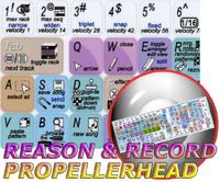 PROPELLERHEAD RECORD & REASON KEYBOARD STICKER