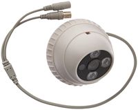 Neewer Indoor Outdoor CCTV Dome Camera 3 Dot Array Lamp 3 IR LED 20mil NTSC Surveillance Camera 1/4" CMOS 3.6mm Wide View Angle Lens 800TVL IRCUT Day Night Vision Monitoring Hemisphere Camera -Ideal for Home Shop Warehouse Office