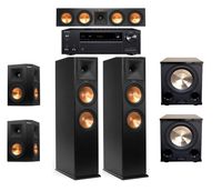 Klipsch 5.2 Home Theater System - RP- 2 RP280F, RP450C, 2 RP250S, 2PL200II with Onkyo TX-NR686
