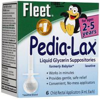 FLEET PEDIA LAX LIQ GLY SUPPOS 6EA FLEET C.B. COMPANY