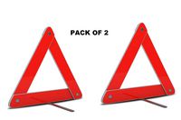 Highly Reflective Emergency Security Safety Triangle for All Vechiles Pack Of 2