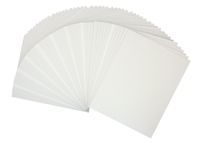 100 8x10 Uncut Matboards Cream Color