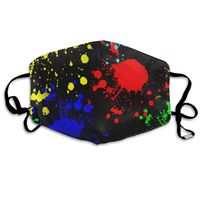 Face Mask Colorful Dots Personalized Cycling Half Face Earloop Face Mask for Men