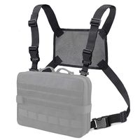 WYNEX Tactical Admin Molle Pouch, Medical EDC EMT Utility Bag Shell Design Attachment Pouches 1000D Nylon Hiking Belt Bags Waterproof Harness (Black)