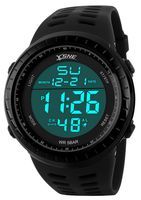 Digital Sports Watch Water Resistant Outdoor Easy Read Military Back Light Black Big Face Men's 1167