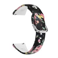 PATROHOO Watch Bands Compatible with Samsung Galaxy Watch Active (40mm) Bands, 20mm Soft Silicone Strap for Samsung Galaxy Watch(42mm) / Galaxy Watch Active (40mm).Pink Rose.