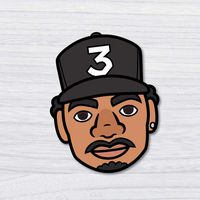 Chance The Rapper Icon Laptop Sticker