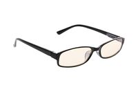 UV Protection, Anti Glare,Anti-Reflective Small Computer Reading Glasses（Black，+1.25）