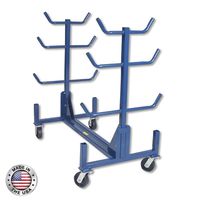 CURRENT TOOLS Conduit Rack - Heavy Duty Conduit Cart with Large 6" Wheels & 1,000 LB Carrying Capacity - 505