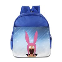 Boomy Funny Bob's Burgers Backpack For 3-6 Years Old Girls & Boys RoyalBlue Size One Size