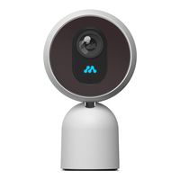 Momentum Robbi 1080p Home Security Camera, Indoor 2.4Ghz IP Surveillance System with Night Vision for Home/Office/Baby/Nanny/Pet Monitor with iOS, Android App, Free Cloud Service - No Cost, White